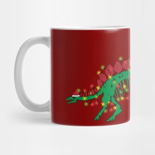 Christmas Stegosaurus Mug